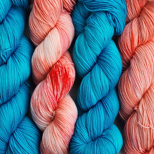 Breezy Beach Party Shawl Set- Key Largo Red Snapper image 1