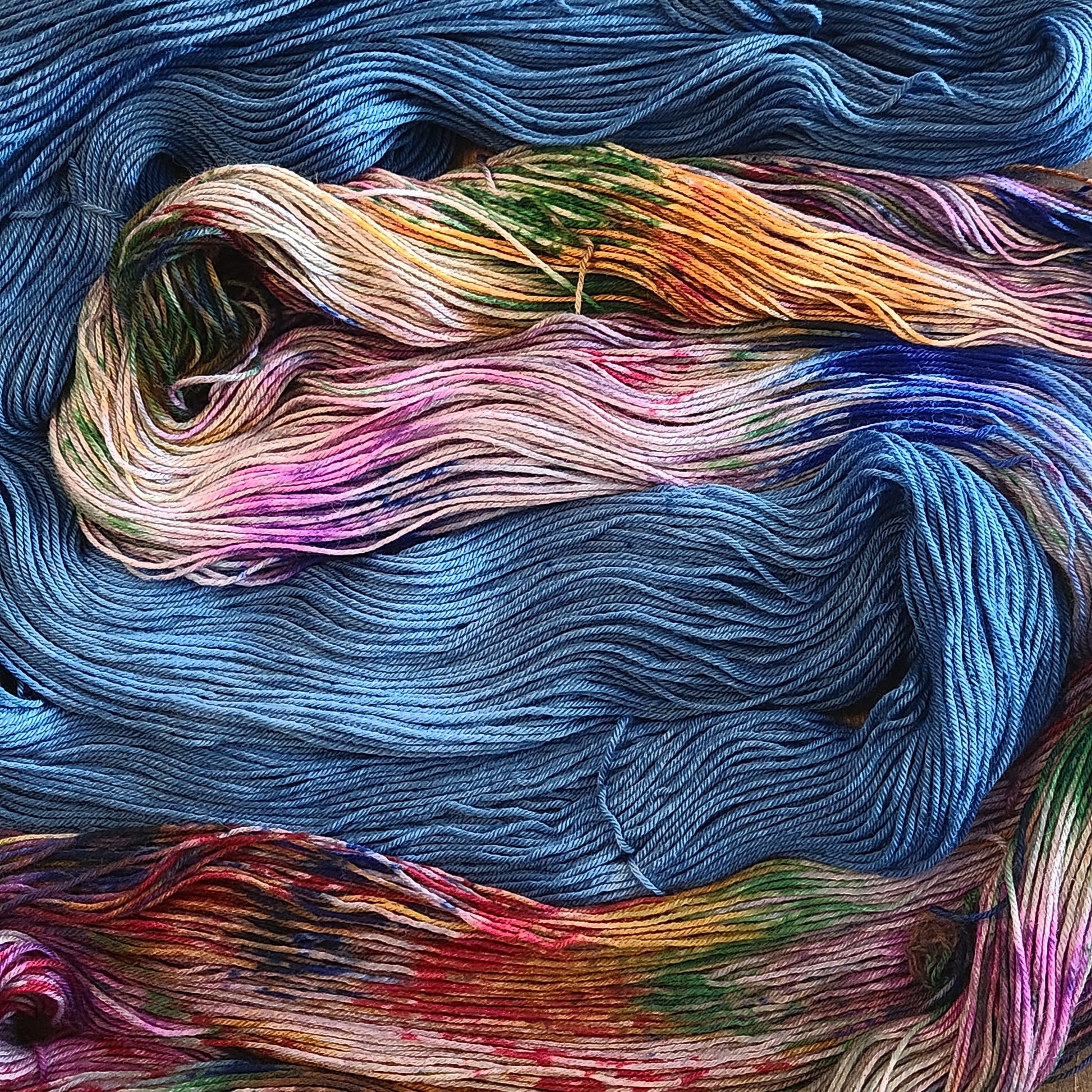 Breezy Beach Party Shawl Set- Blue Fireworks image 2