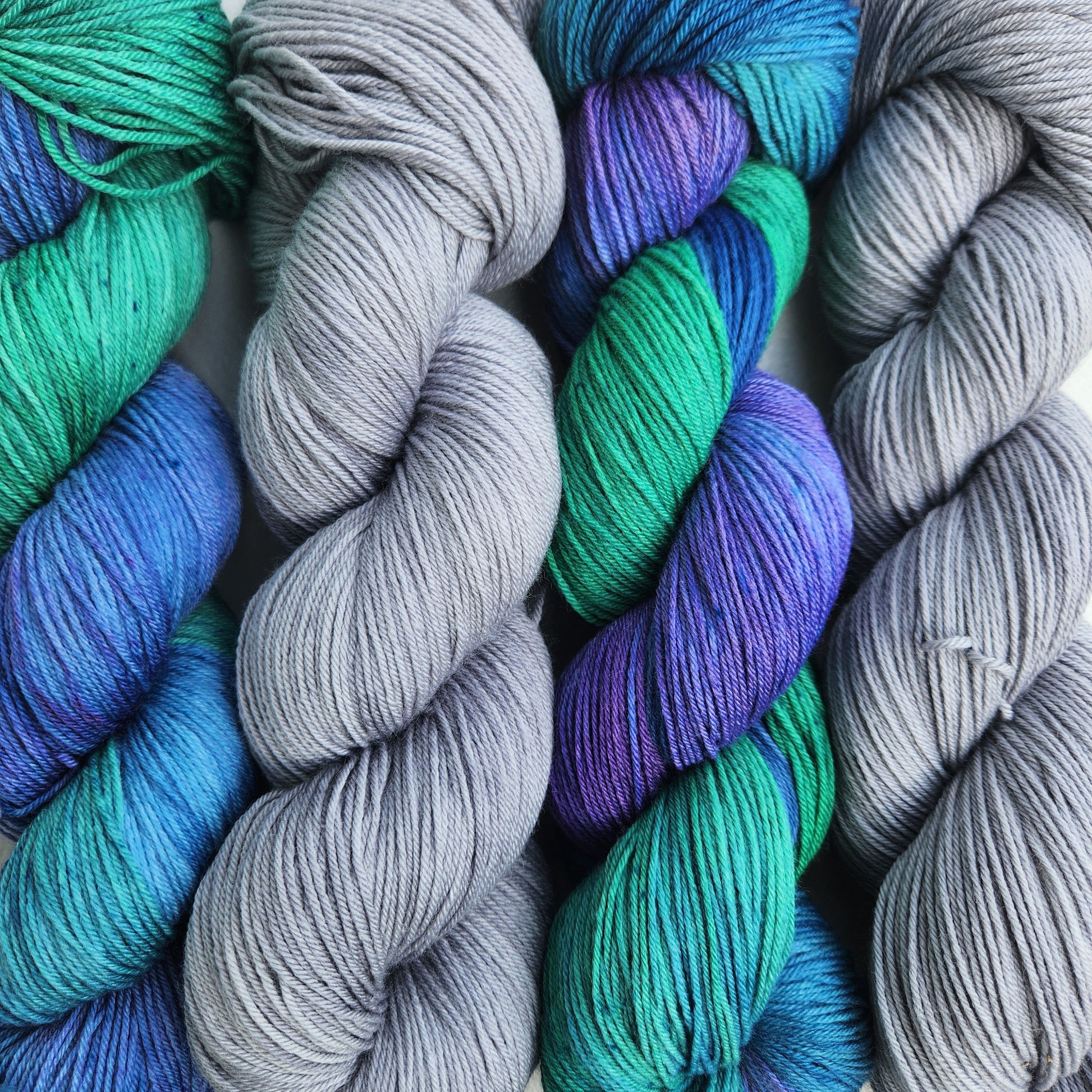 Breezy Beach Party Shawl Set- Indigo Child and Silver image 1