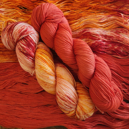 Breezy Beach Party Shawl Set- Fire Coral image 0
