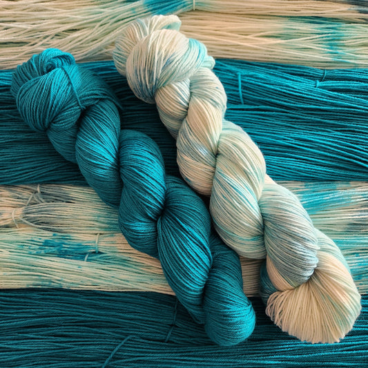 Breezy Beach Party Shawl Set- Tropical Turquoise image 0