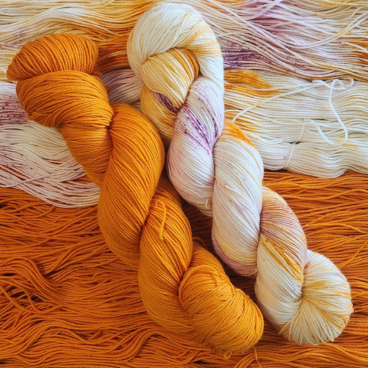 Breezy Beach Party Shawl Set- Orange Boat Drinks image 0