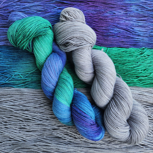 Breezy Beach Party Shawl Set- Indigo Child and Silver image 0
